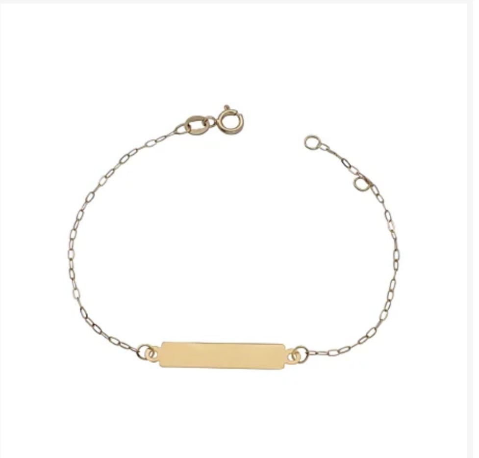 Pulseira Chapa em Ouro 18k